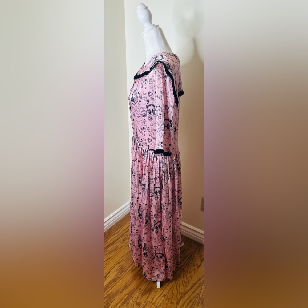 NWT Shrimps SILK MID-LENGTH DRESS UK8 US4 - Picture 3 of 8